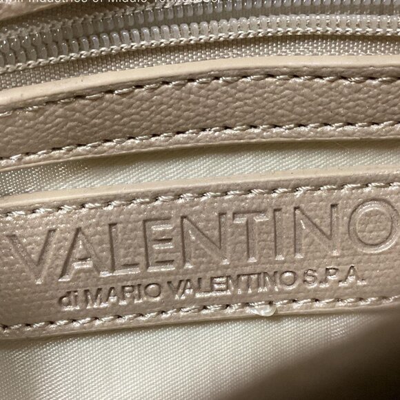 Mario Valentino Glitter Gold PVC Crossbody Bag - Picture 2 of 8